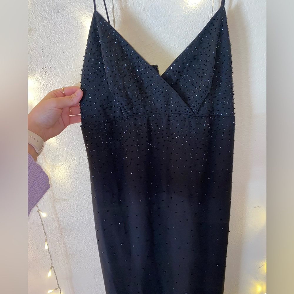 sexy black formal dress, sparkly & brand new